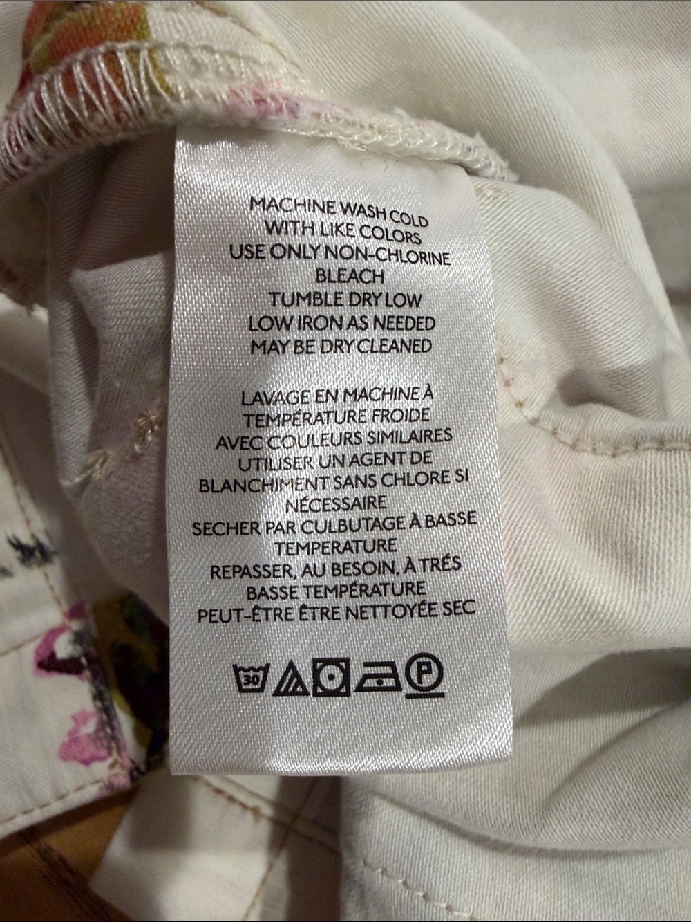 Anthropologie Pilcro The Wanderer Floral Utility Jacket White Multi Size XL - Picture 10 of 14